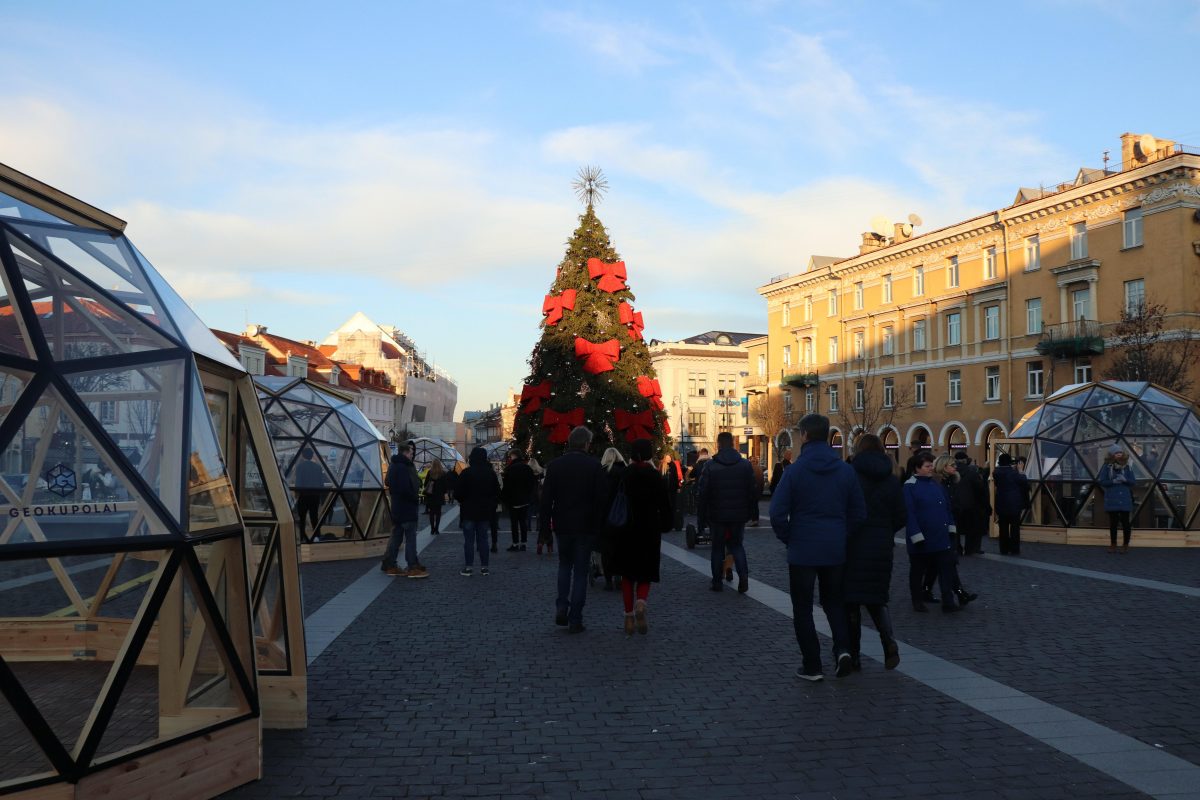 Christmas tree in Vilnius