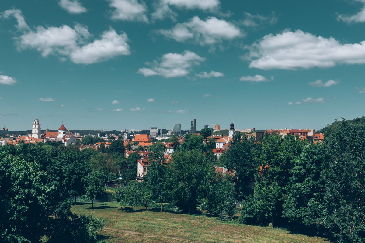 Subaciaus viewpoint in Vilnius