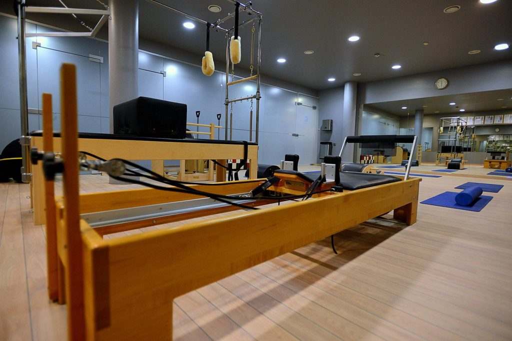 Pilates equipment at FitLife gym in Vilnius