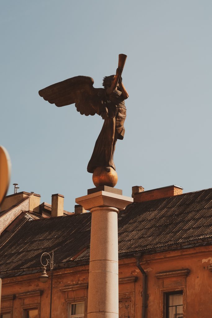 Angel Sculpture Vilnius Lithuania
