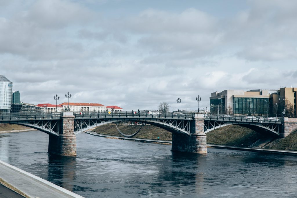 Zverynas bridge in Vilnius