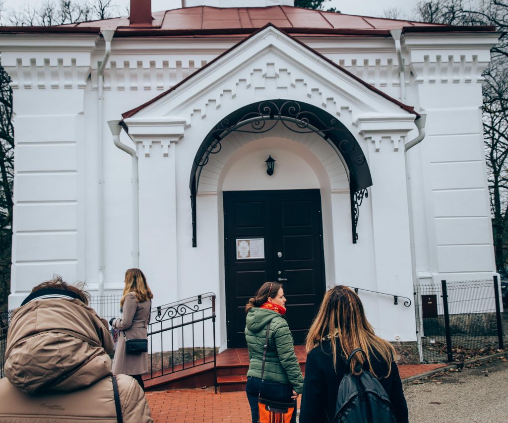church chapel in Vilnius next to Vingis park
