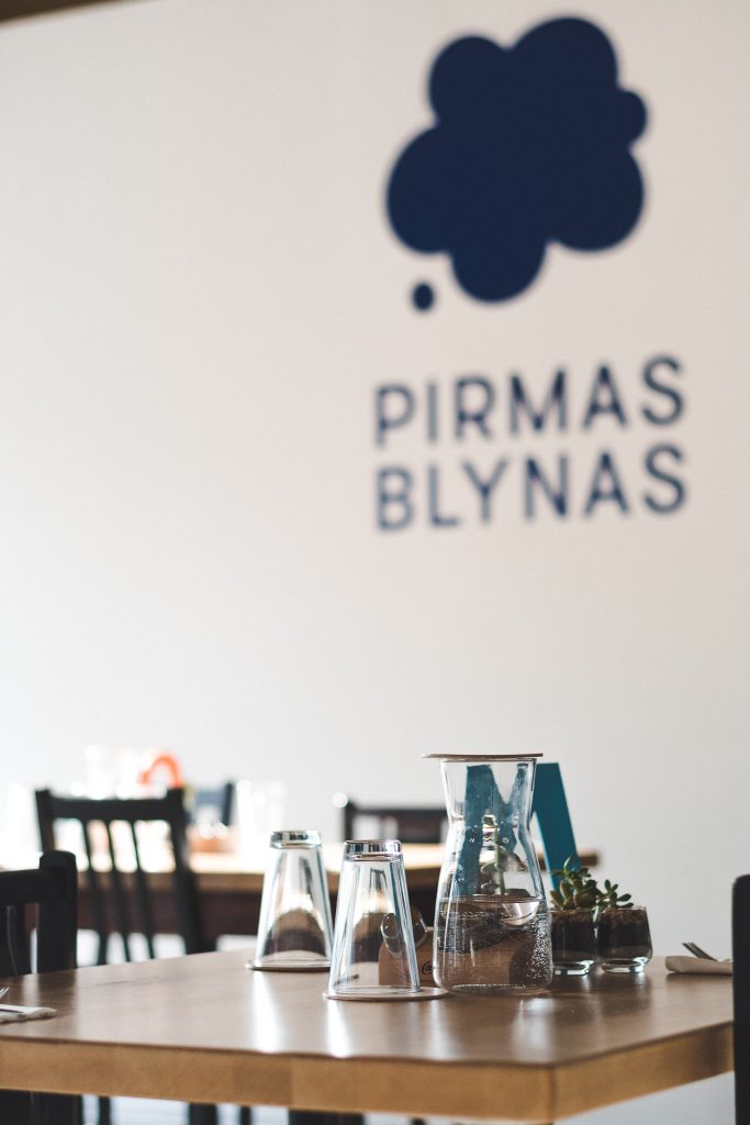 Pirmas blynas cafe in Vilnius