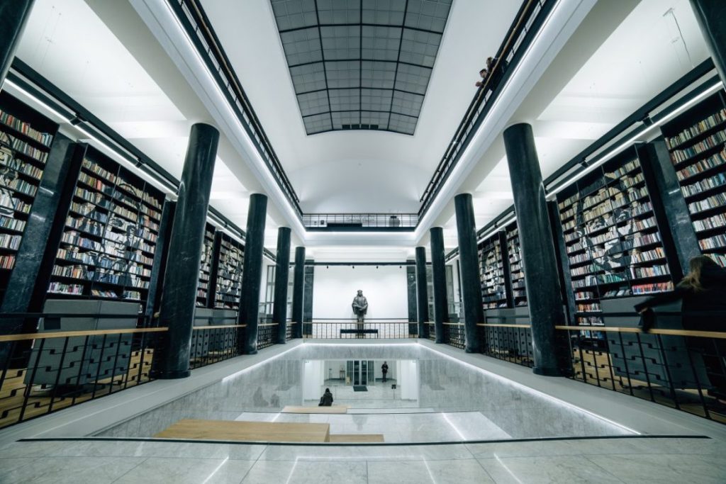 Mazvydas Library in Vilnius