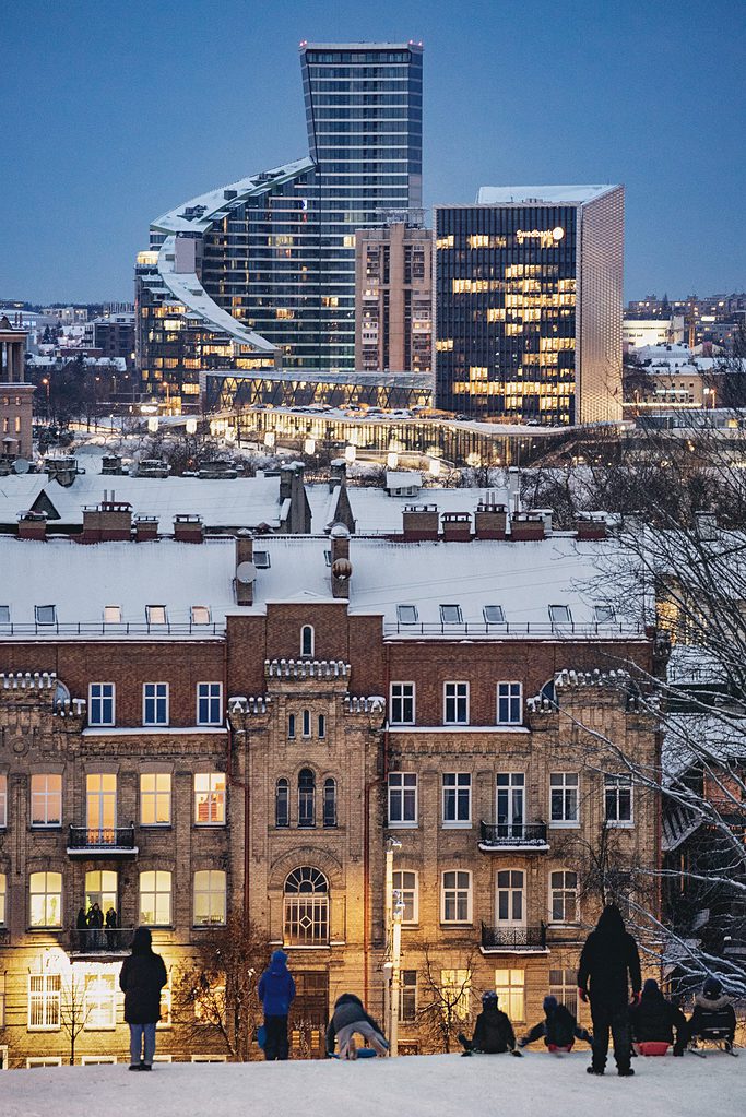 Vilnius in winter time 2021