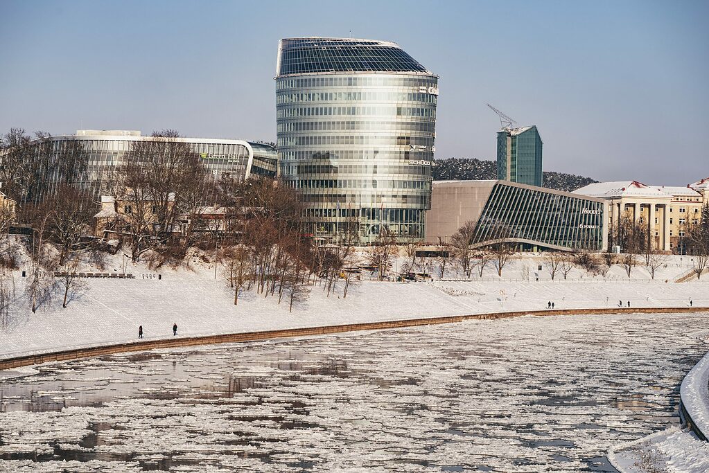 Vilniu landscape in winter